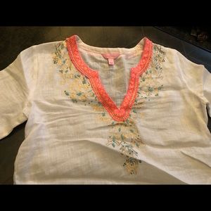 Lilly Pulitzer Embroidered Tunic